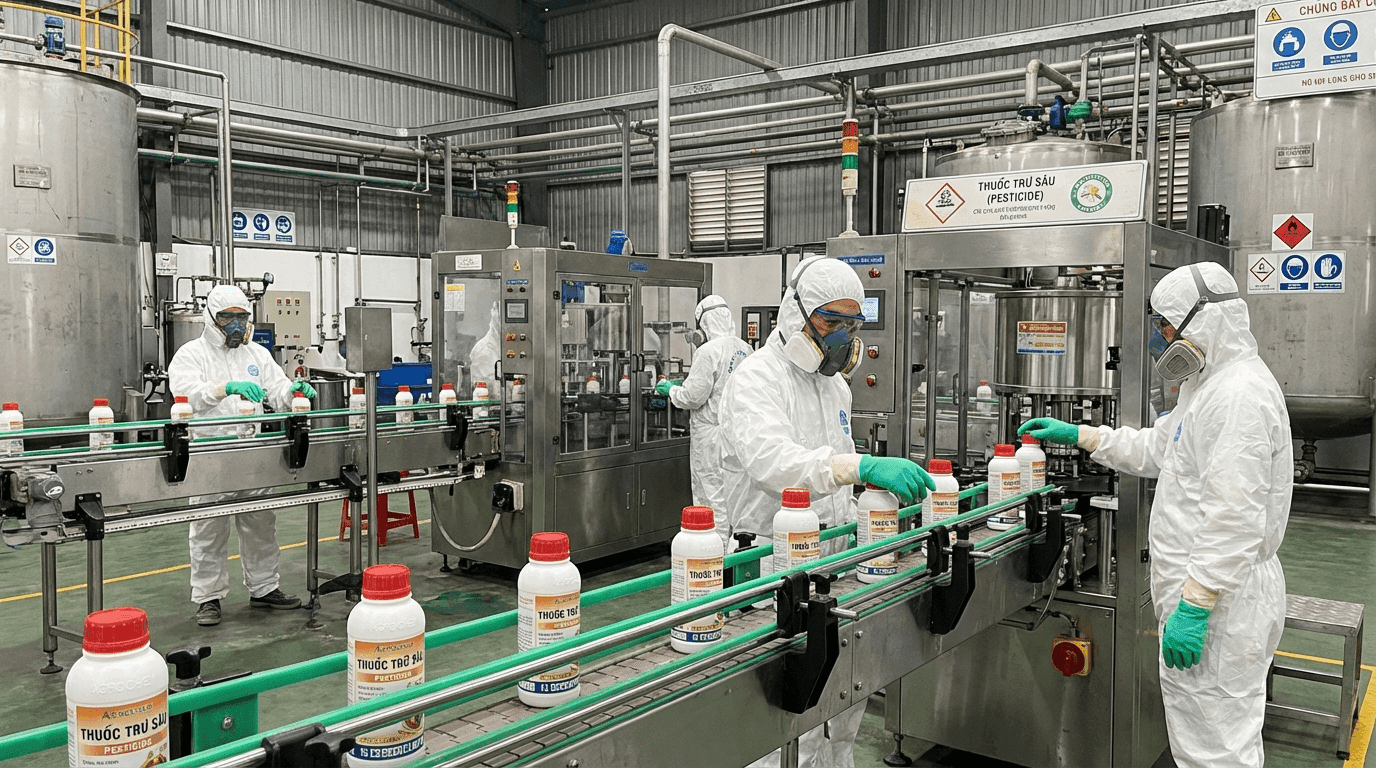 Dây chuyền đóng gói và hồ sơ pháp lý sản phẩm