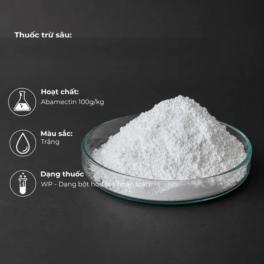 Mẫu Abamectin 100g/kg · WP