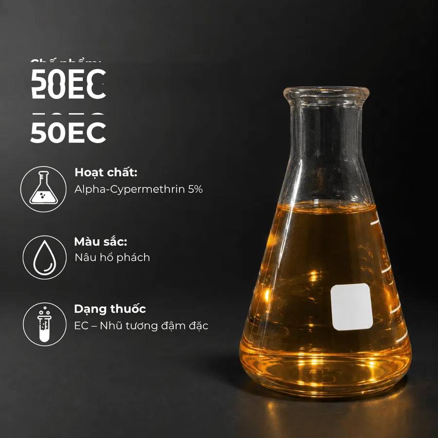 Mẫu Alpha-cypermethrin 5% · EC