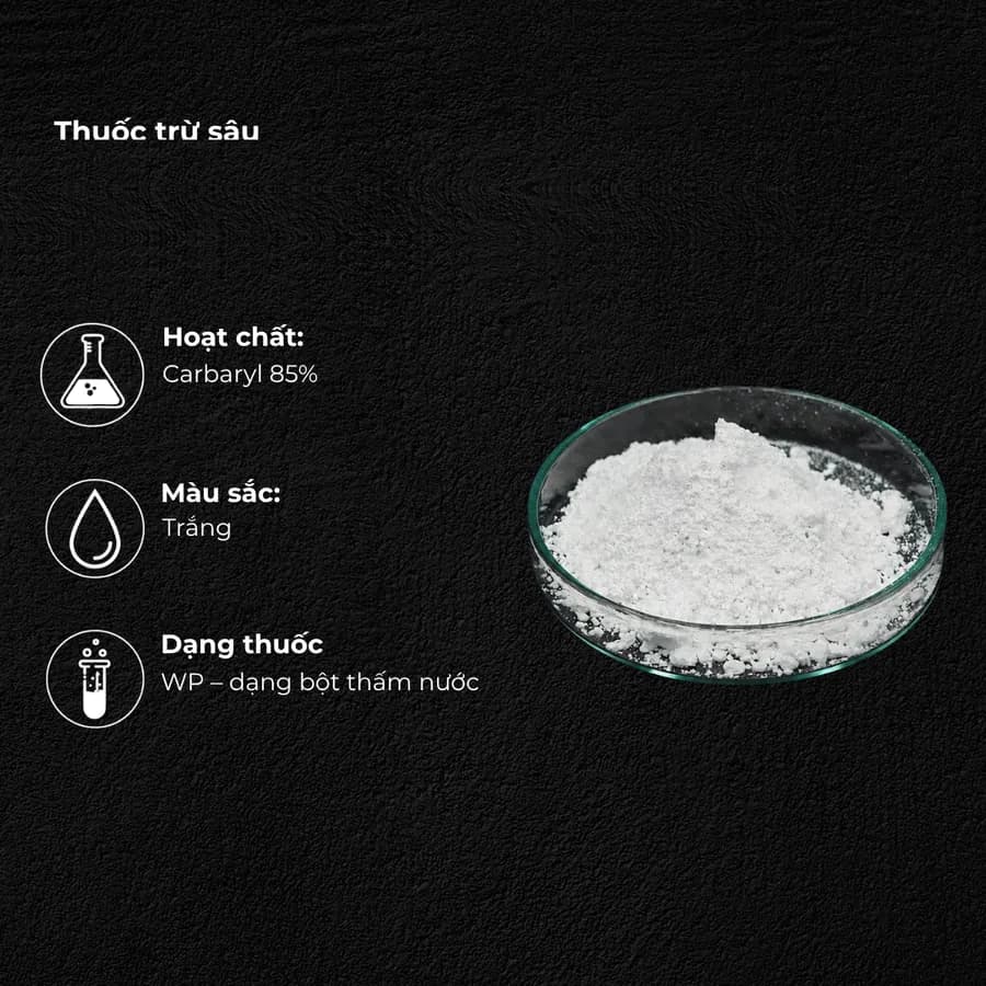 Mẫu Carbaryl 85% · WP