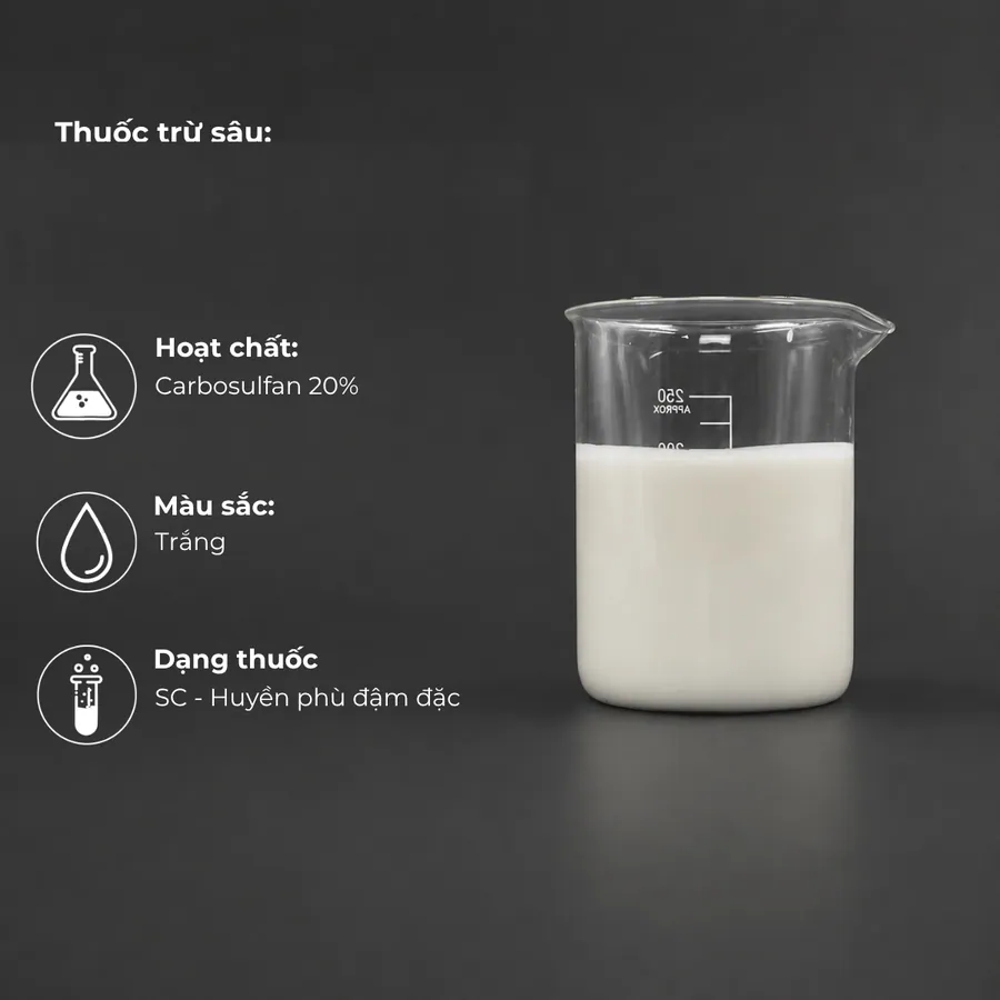 Mẫu Carbosulfan 200g/l · SC