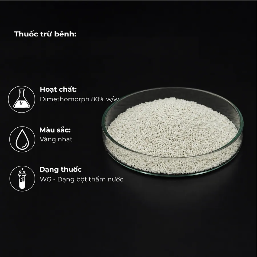 Mẫu Dimethomorph 80% · WG