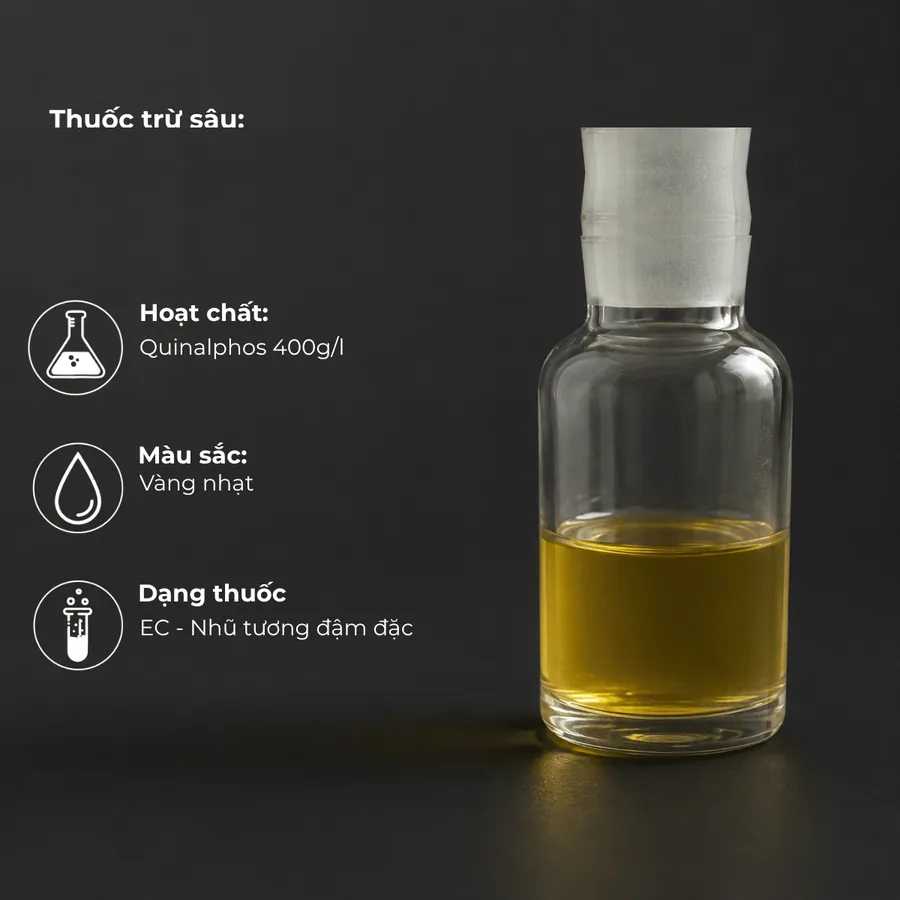 Quinalphos 400g/l · EC sample