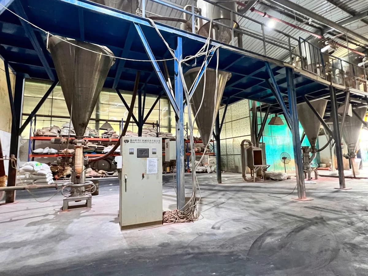 Production equipment at the CSA factory
