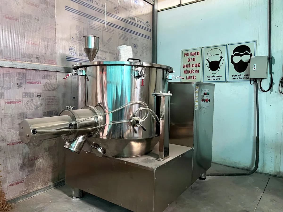 Production equipment at the CSA factory