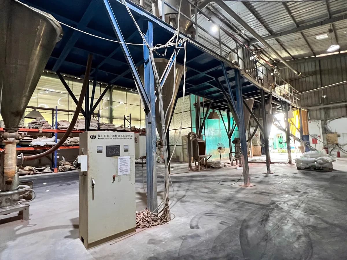 Production equipment at the CSA factory