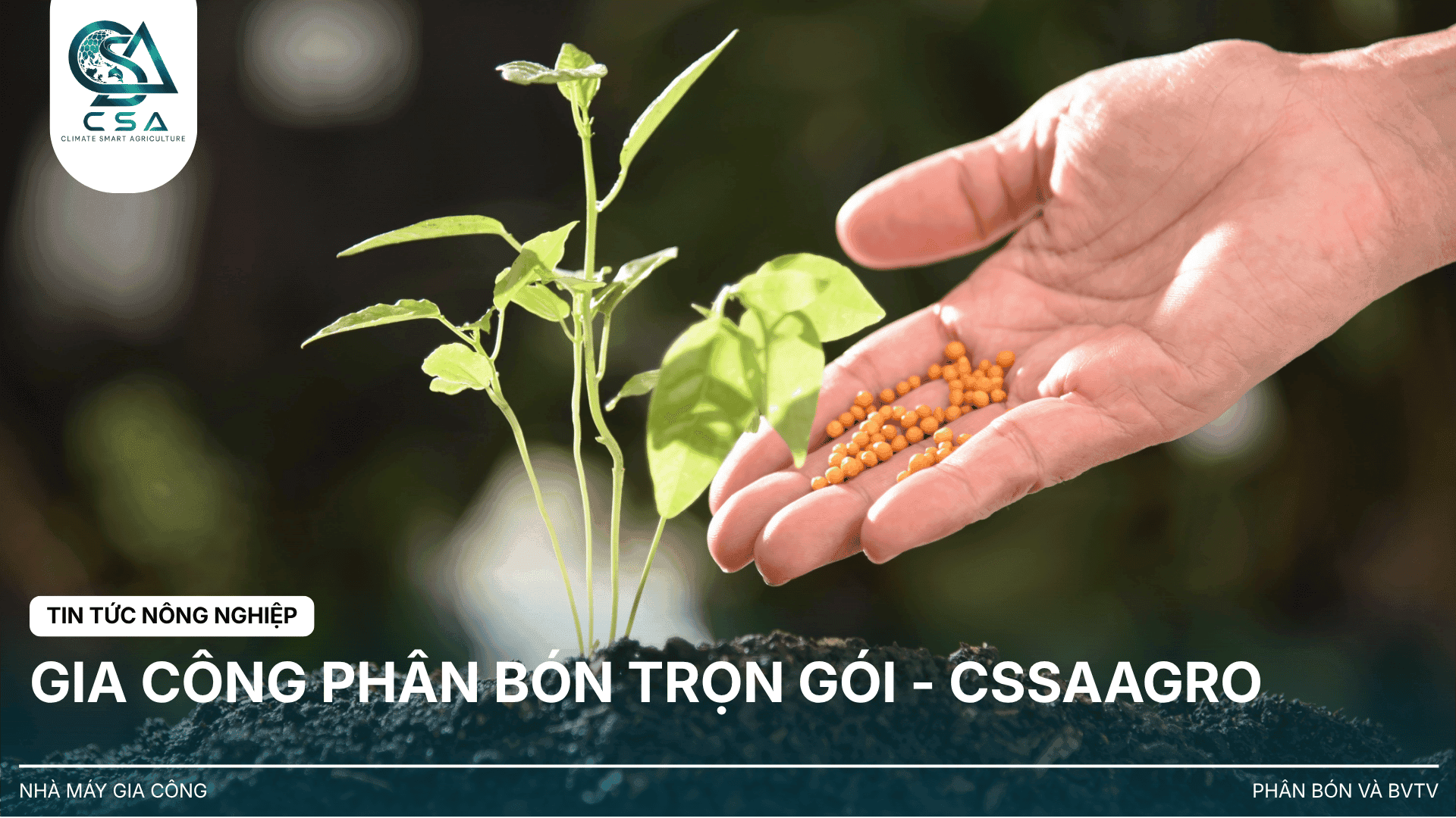 GIA CÔNG PHÂN BÓN TRỌN GÓI - CSSAAGRO